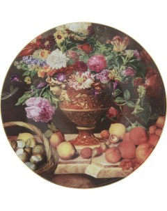 Тарелка настенная 27 см декор Натюрморт с цветами Thun
