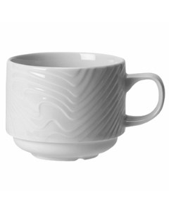Чашка чайная Оптик 0 22 л 8 см белый фарфор 9118 C1020 Steelite