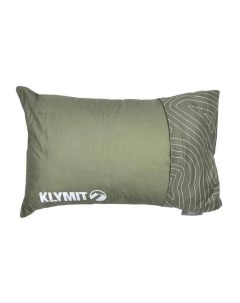 Подушка для сна 12DRGR01C 28 синтепон 46x30 см Klymit