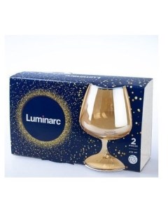 Набор бокалов для коньяка Золотой мед 410мл 2шт Luminarc