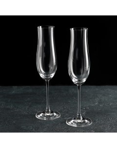 Набор бокалов для шампанского Аттимо 180 мл 2 шт Crystal bohemia