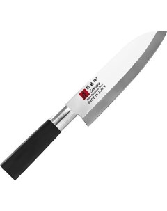 Нож кухонный Сантоку двусторонняя заточка L 29 16 5 см 4072473 Sekiryu