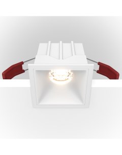 Встраиваемый светильник Technical Alfa LED DL043 01 10W3K D SQ W Maytoni