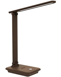 Лампа настольная NL 25LED с выключателем сенсорная коричневая National