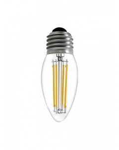 Лампа светодиодная нитевидная прозрачная свеча С35 11 Вт 2700 К Е27 Фарлайт