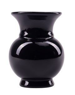 Ваза Бутон черный декоративная Ваза для цветов керамика для интерьера Груморо