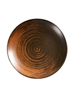 Тарелка пирожковая Lykke brown d 17 см цвет коричневый Porland
