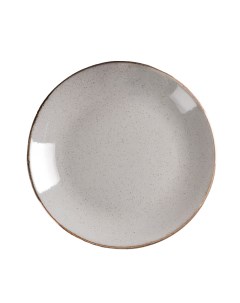 Тарелка Dark Grey d 24 см цвет тёмно серый Porland