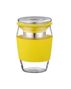 Заварочный стакан с крышкой 0 5л Peterhof PH 10038 желтый Goodstore24