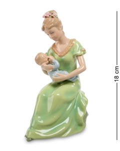 Музыкальная статуэтка Мама с ребенком CMS 27 8 Pavone