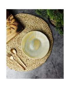Тарелка десертная Stoneware Pearl 17 см каменная керамика Porland