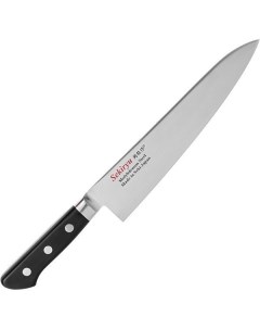 Нож кухонный Шеф односторонняя заточка L 37 24 см 4072483 Sekiryu