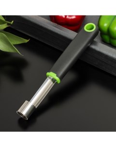 Нож для удаления сердцевины Lime 20x2 см цвет чёрно зелёный Доляна
