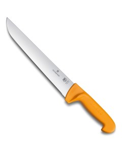 Нож разделочный лезвие 26 см жёлтый Victorinox