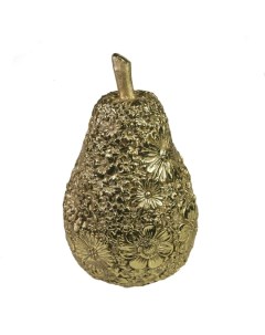 Фигура декоративная Груша цвет светлое золото Ремеко