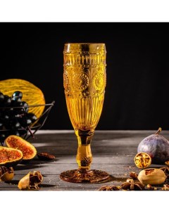Бокал для шампанского Ларго 180 мл 7x19 7 см цвет янтарный Magistro