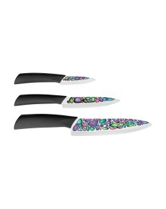 Набор ножей IMARI WHITE Imari W ST SET 3 НОЖА ПОДСТАВКА 4992019 Mikadzo