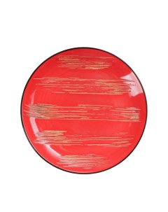 Тарелка десертная Scratch d 17 5 см цвет красный Wilmax