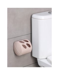 Держатель для туалетной бумаги Keeplex Light 13 4x13x12 4 см цвет бежевый топаз Nobrand