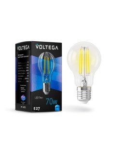 Лампочка светодиодная General purpose bulb E27 7W 7141 7W E27 Voltega