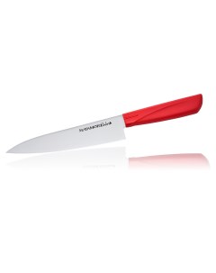 Нож кухонный поварской Шеф нож 3014 RED лезвие 18 см сталь 1К6 Япония Hatamoto