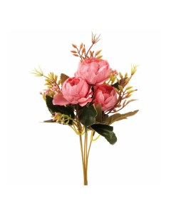 Искусственные цветы Пионы маxровые 30 см в ассортименте Маркет перекресток