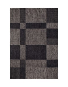 Ковёр Vegas 120x170 прямоугольный тёмно серый чёрный S005 Merinos