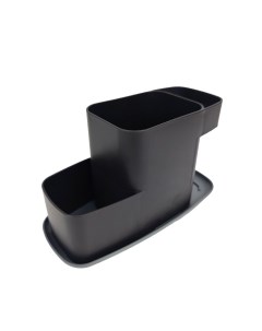Пластиковый органайзер L 00776BK для ванной комнаты и кухни Qlux