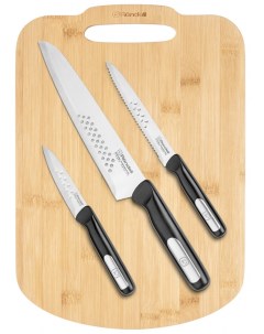 Набор Bayoneta из 3 кухонных ножей и разделочной доски Rondell
