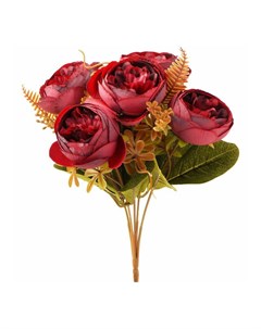 Искусственные цветы Пионы 30 см в ассортименте цвет по наличию Маркет перекресток