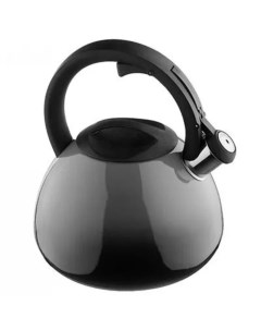 Чайник 2 8 л со свистком зеркальный индукция черный серый КТ 138G Катунь