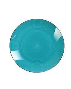 Тарелка керамическая обеденная Морской мир d 27 см цвет голубой Доляна