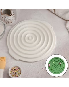 Форма для муссовых десертов и выпечки Слои 27x25 5 см цвет белый Доляна