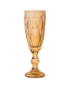 Набор бокалов для шампанского Круиз 160 мл 7x20 см 2 шт цвет янтарный Magistro