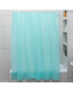 Штора для ванной комнаты 180x180 см полиэтилен цвет МИКС Вилина