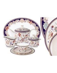 Чайный сервиз на 12 персон 40 предметов КоролеваАнна AL M1929 40 E9_ Anna lafarg