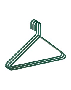 Набор вешалок Infinity 3 шт 40 5х0 7х21 5 см цвет зеленый Moroshka