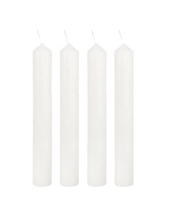 Набор хозяйственных свечей 2x14 2 см белые 4 шт Антей пром