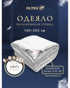 Одеяло Лебяжий пух Богема классическое 140х205 белое ОЛС 15 4 Ol-tex