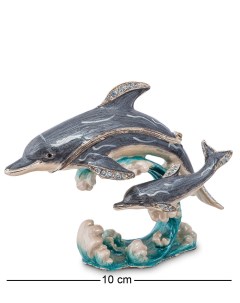 Шкатулка Два дельфина Nobility