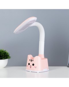 Настольная лампа Котёнок LED 3Вт нежно розовый Risalux
