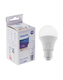 Лампа светодиодная Ecohome Bulb 830 E27 13 Вт 3000 К 1150 Лм груша Philips