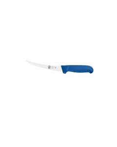 Нож обвалочный 150 295 мм изогнутый узкое гибкое лезвие синий Poly 1 шт Icel