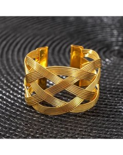 Кольцо для салфетки Сфера d 4 5 см цвет золотой Nobrand