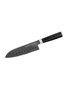 Нож кухонный Сантоку 180мм Mo V Stonewash SM 0094B K Samura