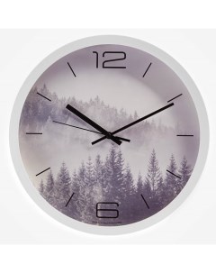 Часы настенные серия Интерьер Лес плавный ход d 30 5 см Troyka