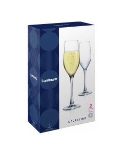 Бокалы для шампанского Селестин 2 шт 160 мл Luminarc