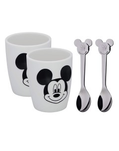 Набор 2 чашки 2 ложки Mickey Mouse Wmf