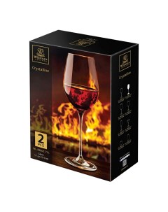 Набор бокалов для вина England Crystalline 510 мл 2 шт Wilmax