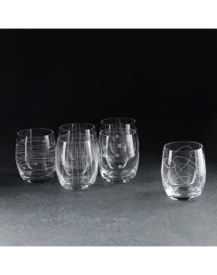 Набор стаканов для виски Клаб Elements 6 шт 300 мл хрустальное стекло Nobrand